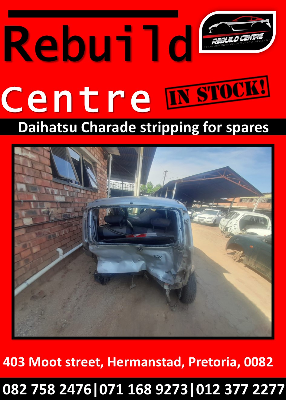 #RebuildCentre Daihatsu Charade Stripping for spare parts. 403 Moot Street Herma - Private Seller #RebuildCentre Daihatsu Charade Stripping for spare parts. 403 Moot Street Herma - Private Seller