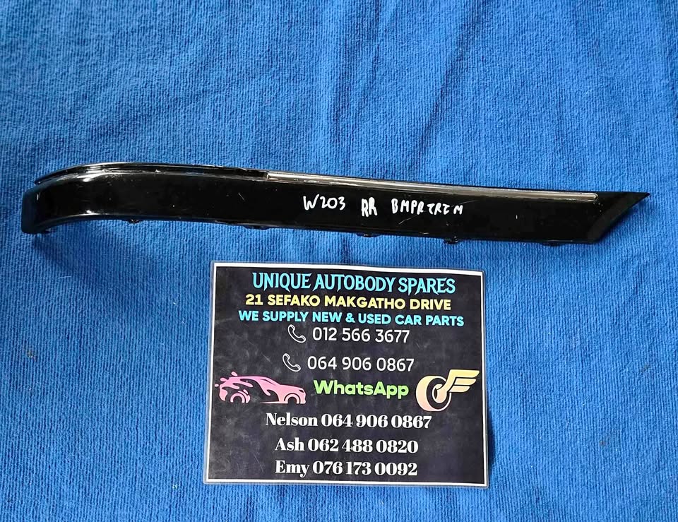 Mercedes W203 Right Rear Bumper Trim Mercedes W203 Right Rear Bumper Trim