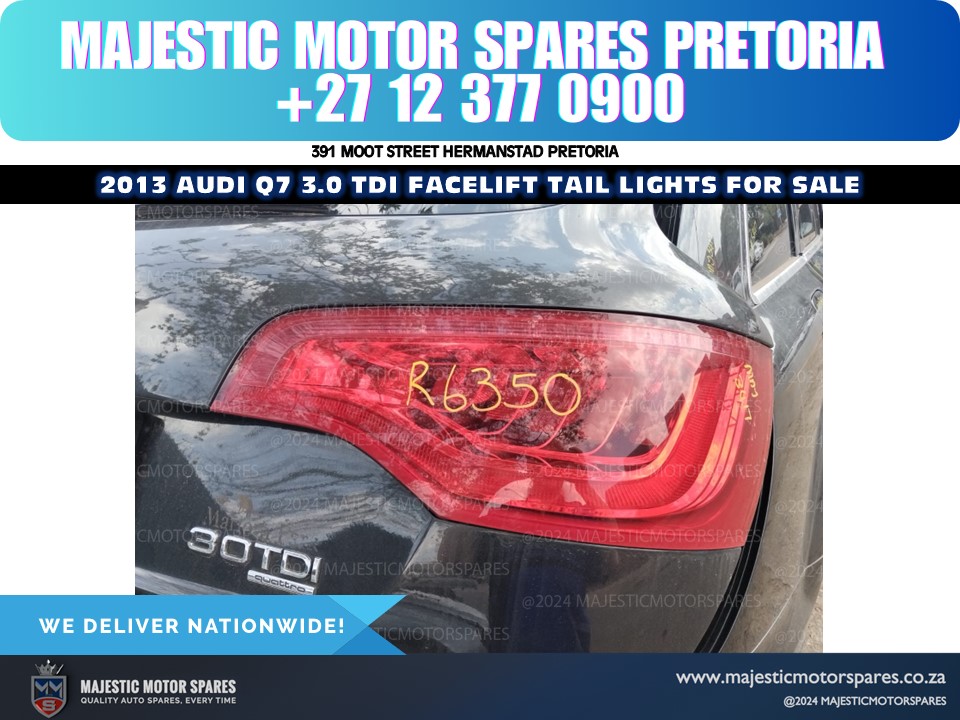 2013 audi q7 3.0 tdi facelift tail lights for sale - Private Seller 2013 audi q7 3.0 tdi facelift tail lights for sale - Private Seller