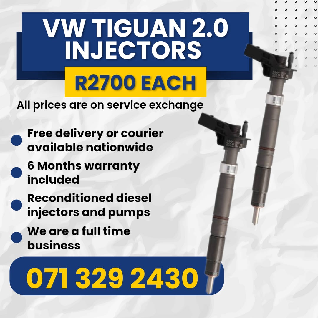 VW TIGUAN 2.0 INJECTORS FOR SALE WITH WARRANTY - Private Seller VW TIGUAN 2.0 INJECTORS FOR SALE WITH WARRANTY - Private Seller