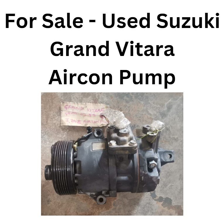 Now Selling (USED) Suzuki Grand Vitara Aircon Pump at German Spares Moot