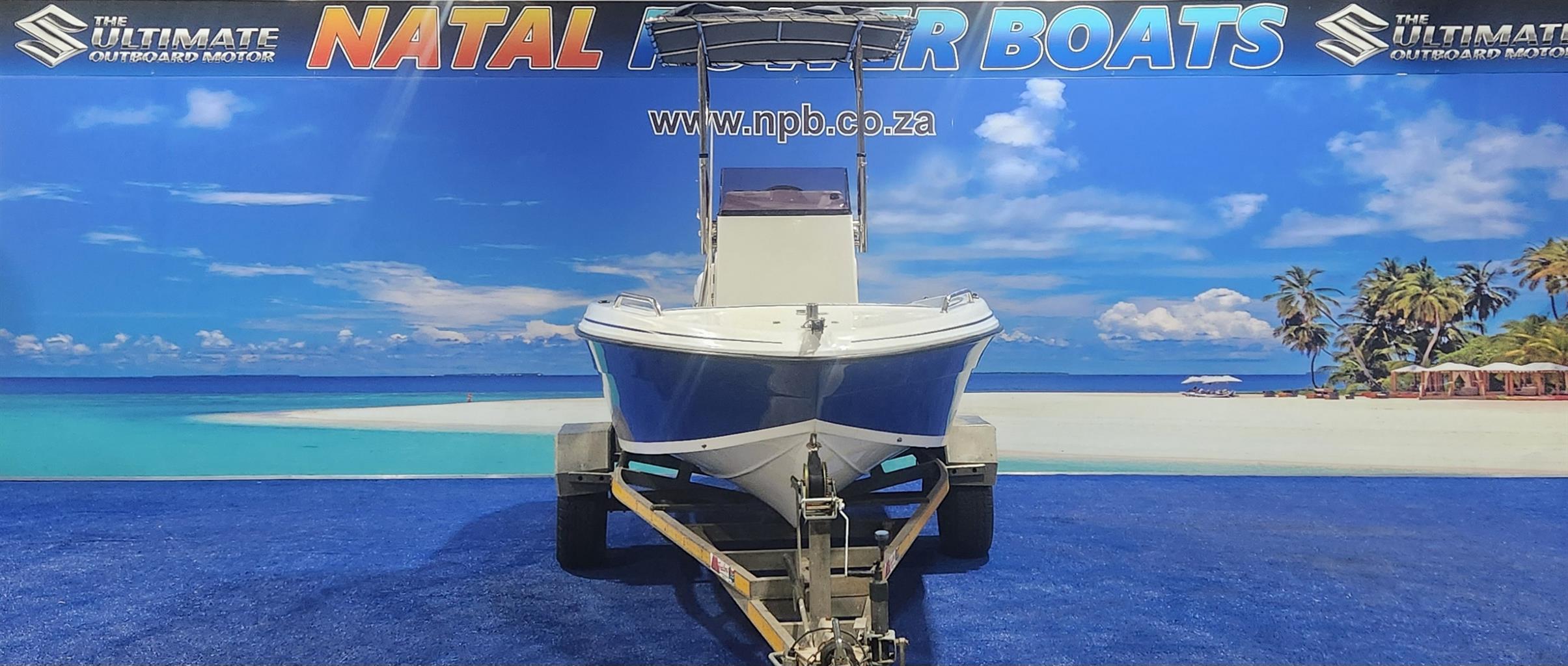 GAMEFISH 170 CC ON TRAILER 2 X 60 HP SUZUKI 4 STROKES 2021 MODEL 200 HOURS FINAN