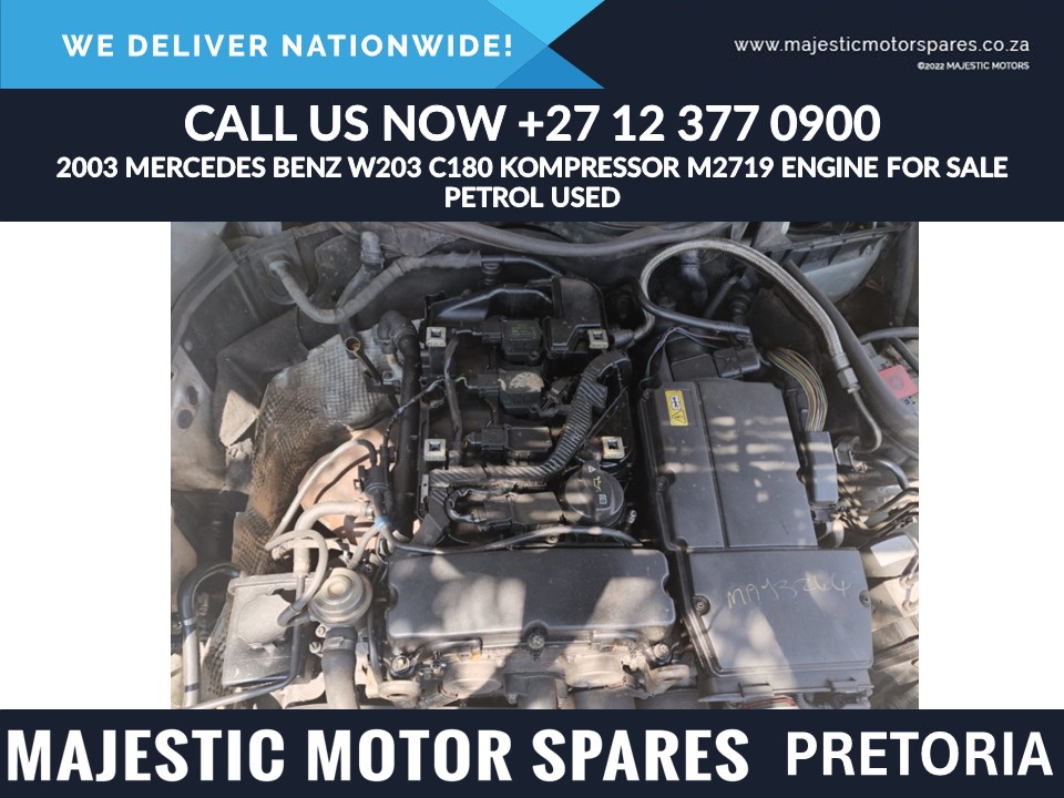 Mercedes benz c180 w203 m2719 engine used for sale - Private Seller Mercedes benz c180 w203 m2719 engine used for sale - Private Seller