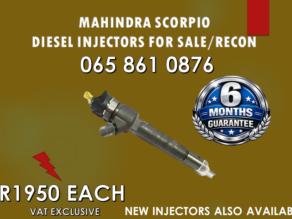 MAHINDRA SCORPIO DIESEL INJECTORS FOR SALE NATIONWIDE - Private Seller MAHINDRA SCORPIO DIESEL INJECTORS FOR SALE NATIONWIDE - Private Seller