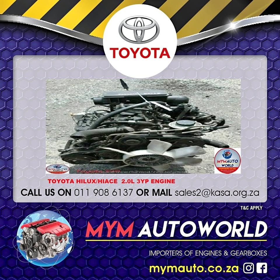 SECOND HAND TOYOTA HILUX HIACE 2.0L 3YP ENGINE - Private Seller SECOND HAND TOYOTA HILUX HIACE 2.0L 3YP ENGINE - Private Seller