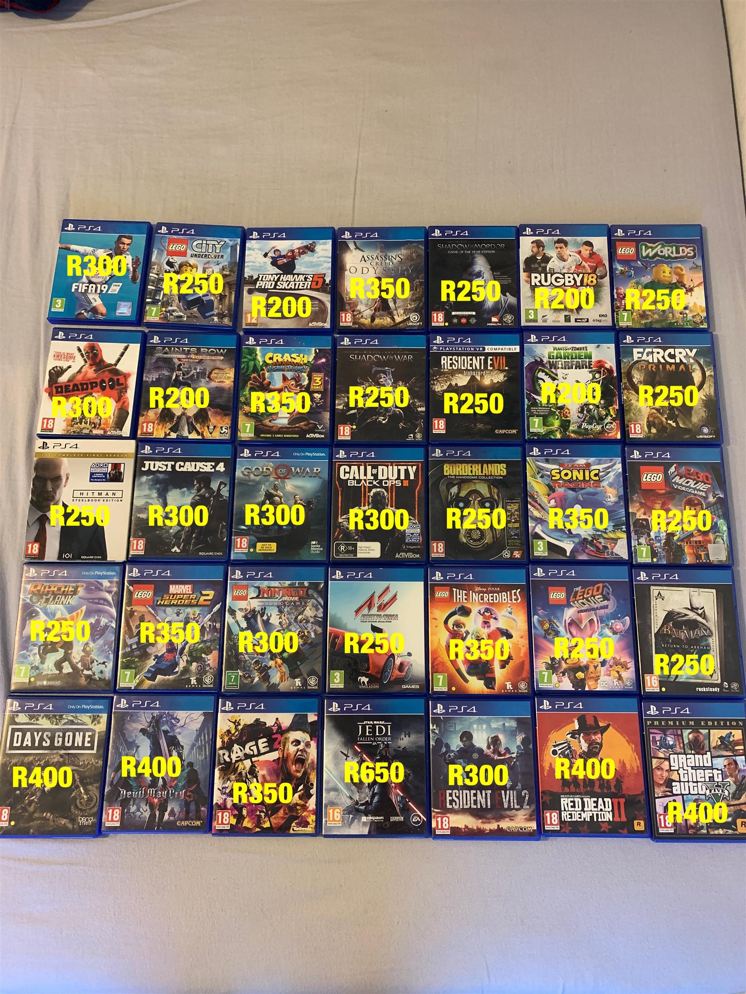 new ps4 games for sale