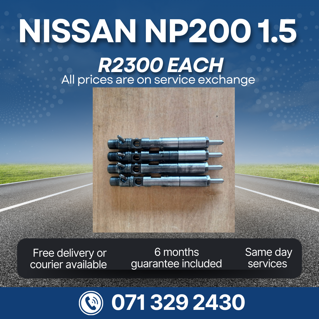 NISSAN NP200 1.5 DIESEL INJECTORS FOR SALE WITH WARRANTY - Private Seller NISSAN NP200 1.5 DIESEL INJECTORS FOR SALE WITH WARRANTY - Private Seller