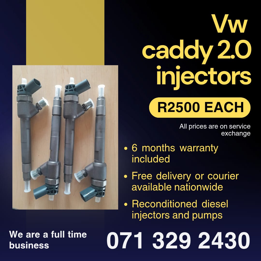 VW CADDY 2.0 INJECTORS FOR SALE WITH WARRANTY INCLUDED - Private Seller VW CADDY 2.0 INJECTORS FOR SALE WITH WARRANTY INCLUDED - Private Seller