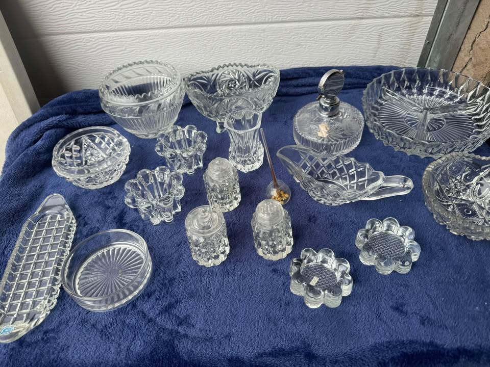 Vintage glass ornaments collection