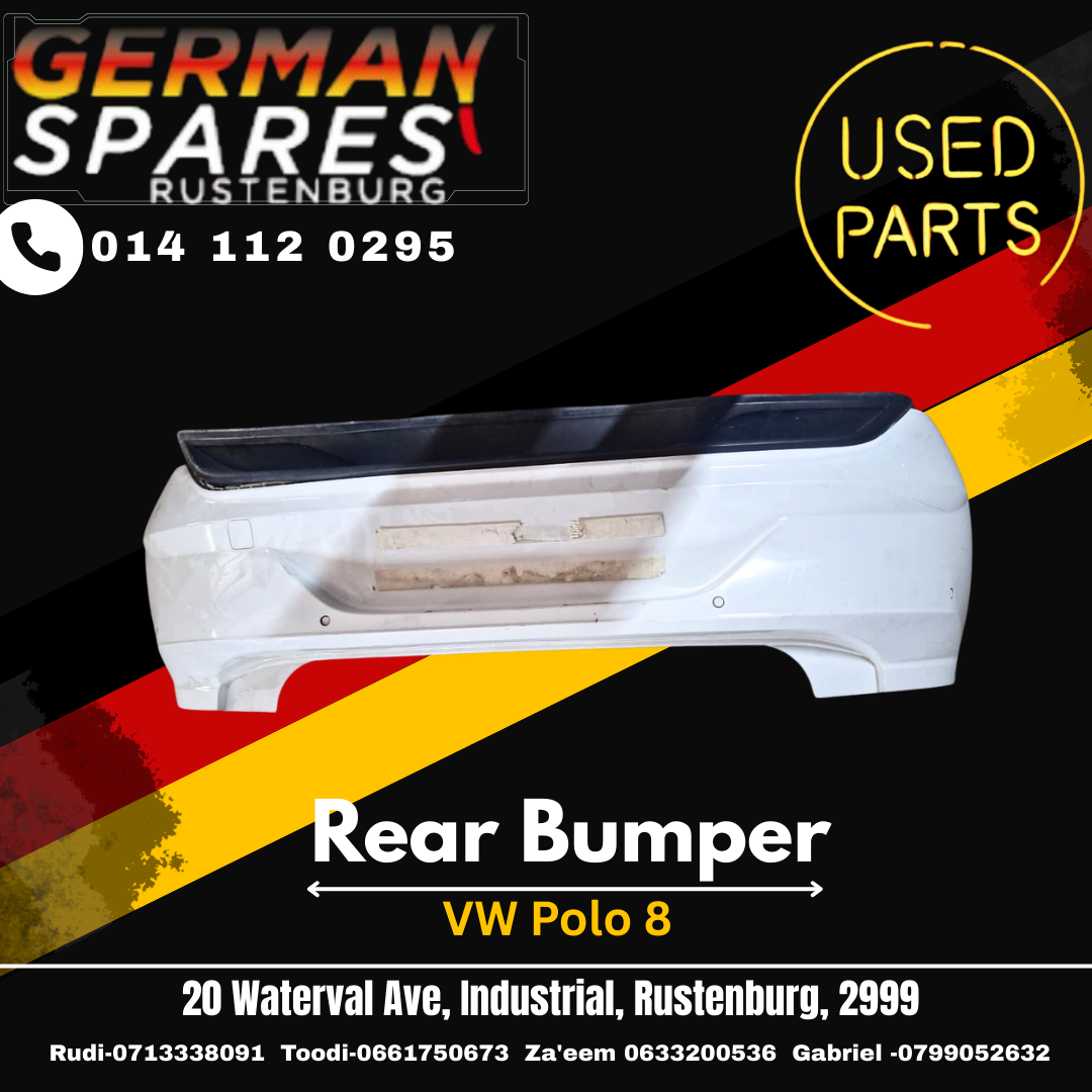 VW Polo 8 Rear Bumper - Private Seller VW Polo 8 Rear Bumper - Private Seller