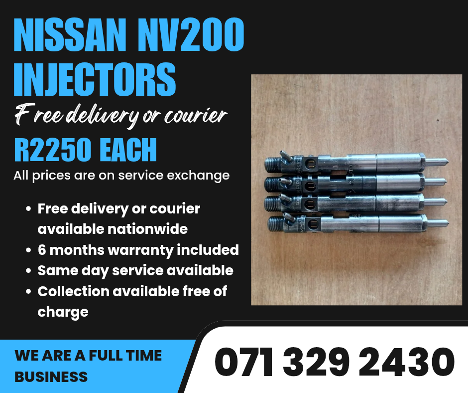 NISSAN NV200 1.5 INJECTORS FOR SALE WITH WARRANTY INCLUDED - Private Seller NISSAN NV200 1.5 INJECTORS FOR SALE WITH WARRANTY INCLUDED - Private Seller