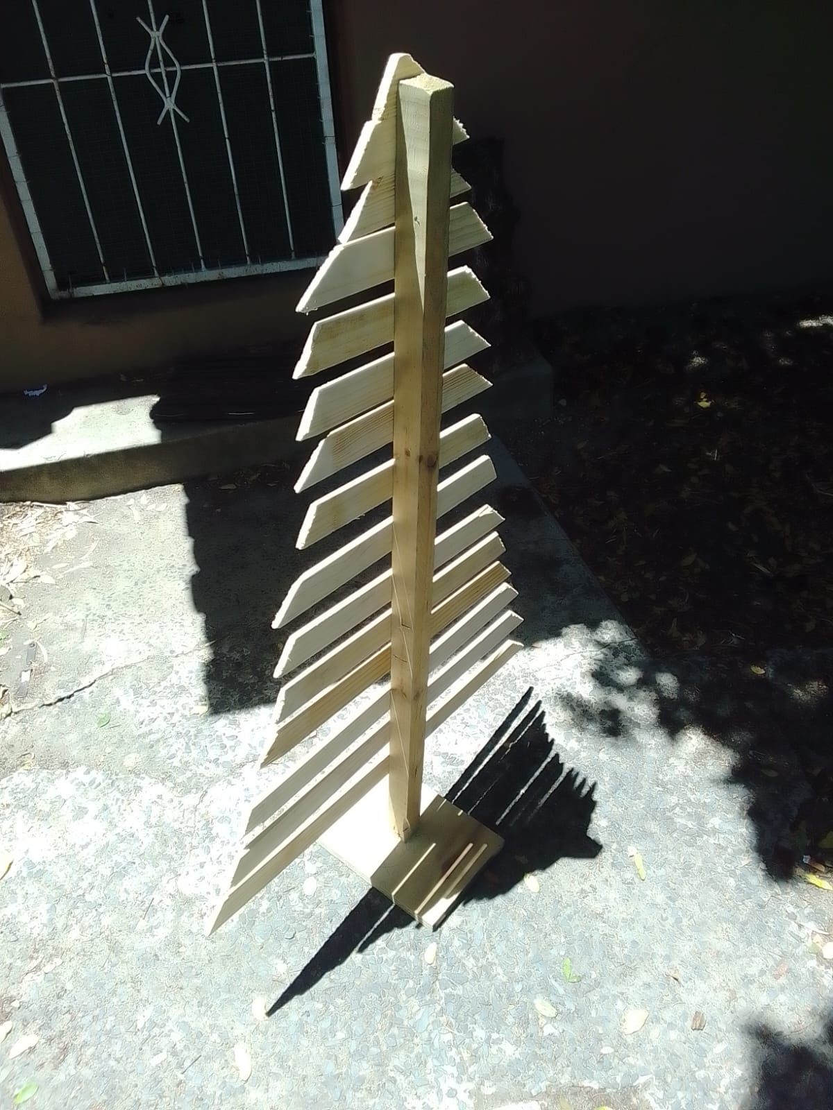 Wooden Christmas tree