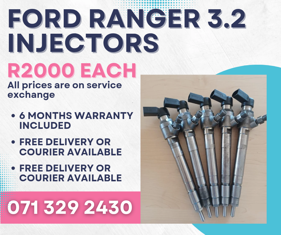 FORD RANGER 3.2 DIESEL INJECTORS FOR SALE WITH WARRANTY