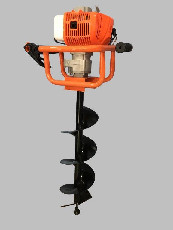 Auger 52cc 2 stroke petrol engine with 200mm drill bit