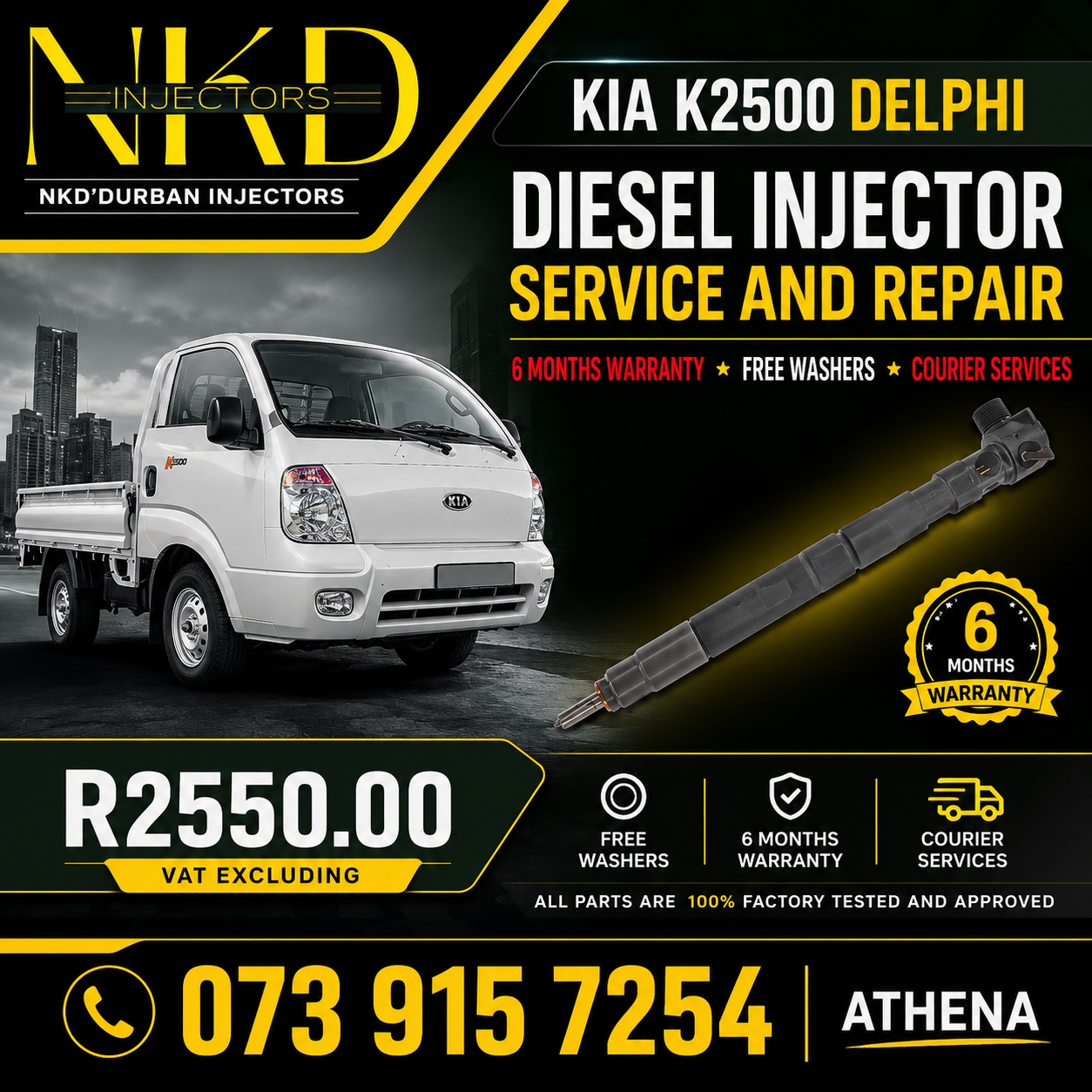 Recondition_Injectors_Kia_K2500_Delphi - Private Seller Recondition_Injectors_Kia_K2500_Delphi - Private Seller