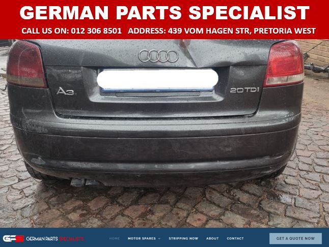 Audi A3 2004 Hatchback USED rear bumper for sale - Private Seller Audi A3 2004 Hatchback USED rear bumper for sale - Private Seller