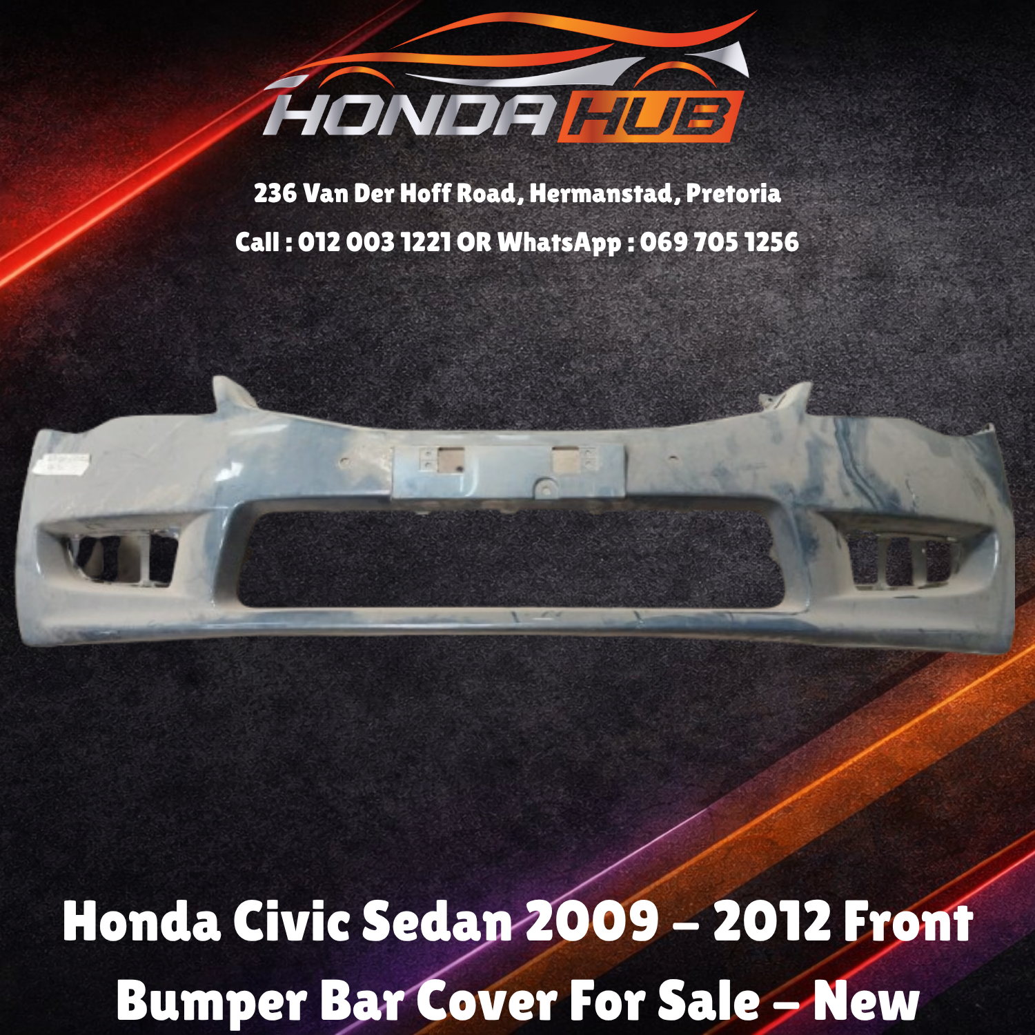 Honda Civic Sedan 2009 - 2012 Front Bumper Bar Cover For Sale - New - Private Seller Honda Civic Sedan 2009 - 2012 Front Bumper Bar Cover For Sale - New - Private Seller