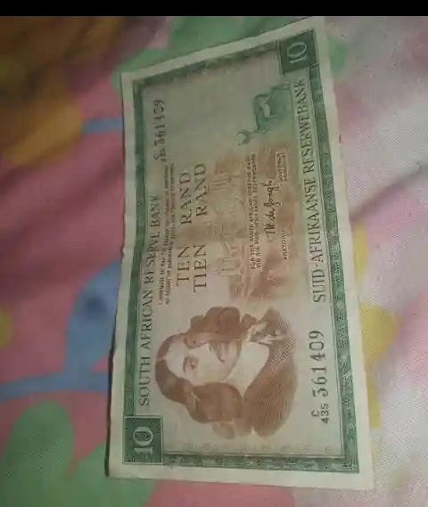 Old notes and coins