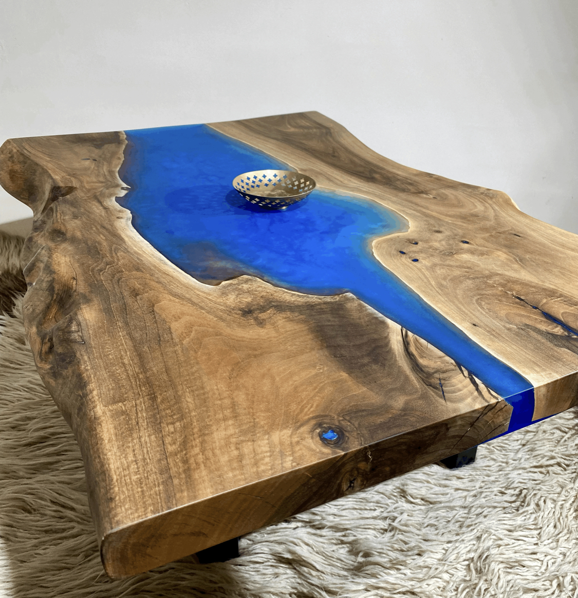 Dark Oceania Deluxe Epoxy Coffee Table