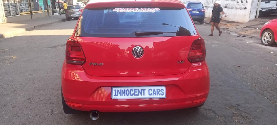 2015 VW POLO 6 1.2TSI, MANUAL, RED COLOUR, MILEAGE 94000KM