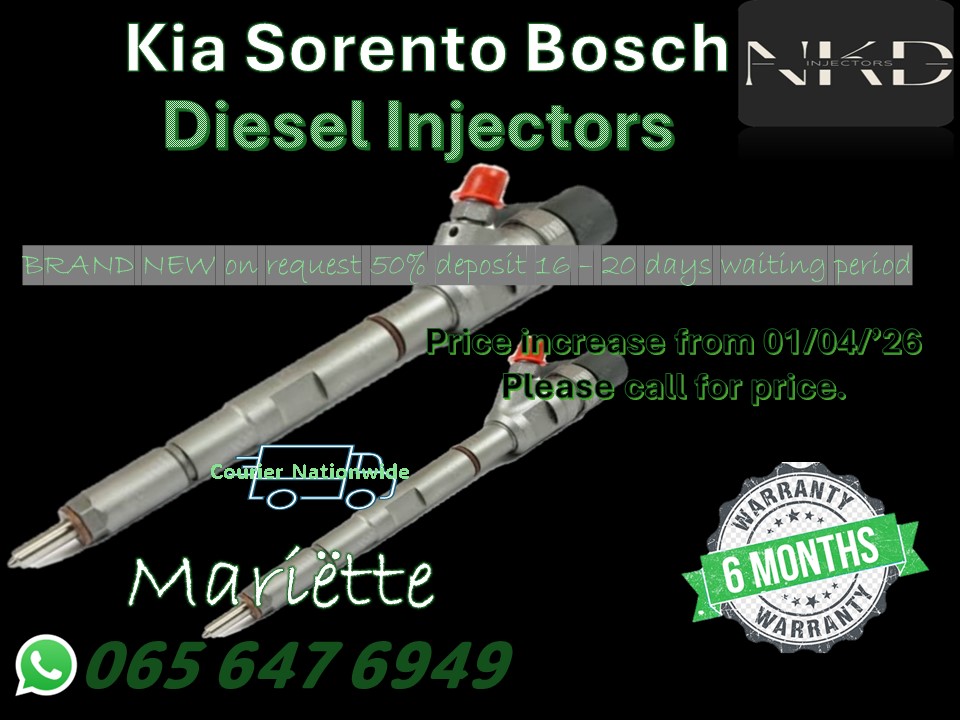 Diesel Injectors Kia Sorento - Private Seller Diesel Injectors Kia Sorento - Private Seller