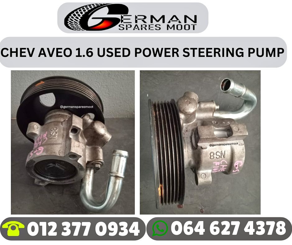 Chev Aveo 1.6 Used Power Steering Pump