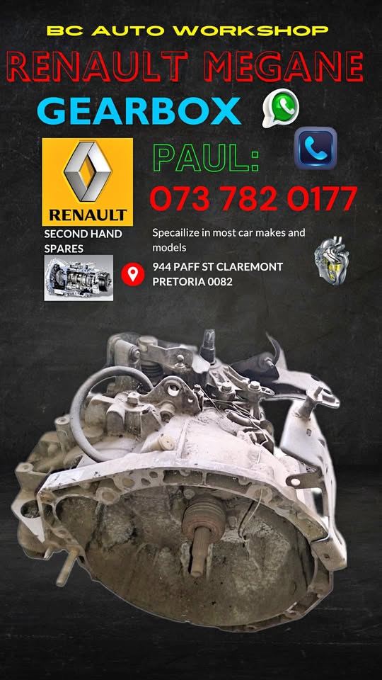 Renault megane gearbox Call me for more info - Private Seller Renault megane gearbox Call me for more info - Private Seller