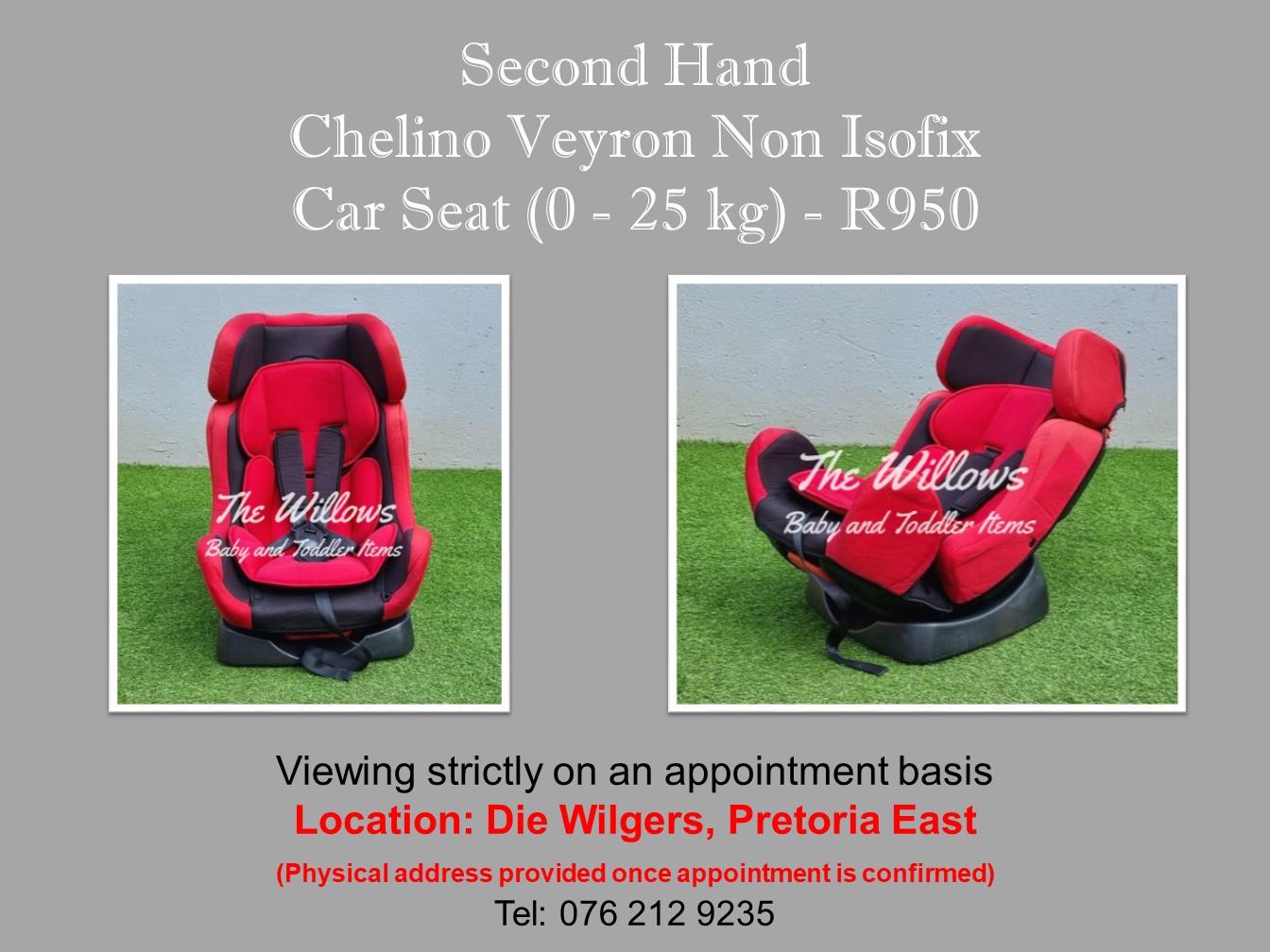 harga car seat pliko second