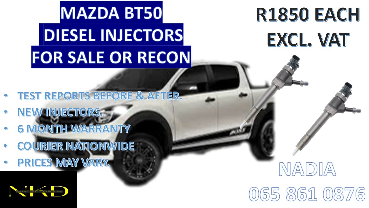 DIESEL INJECTORS FOR SALE FOR MAZDA BT50 - NATIONWIDE - Private Seller DIESEL INJECTORS FOR SALE FOR MAZDA BT50 - NATIONWIDE - Private Seller