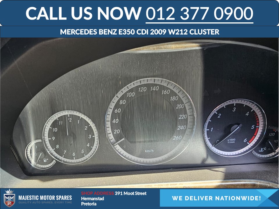 Mercedes Benz E350 CDI 2009 cluster for sale used - Private Seller Mercedes Benz E350 CDI 2009 cluster for sale used - Private Seller