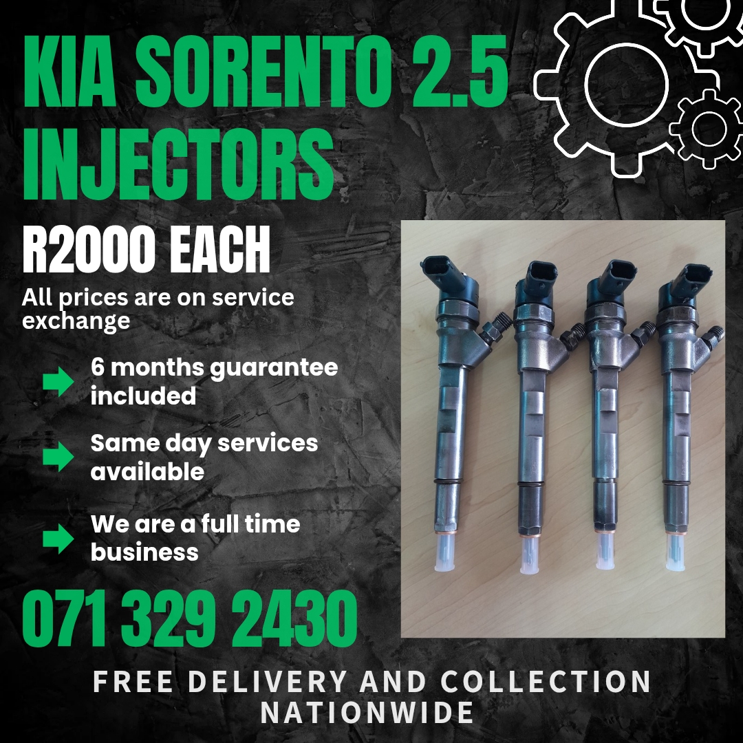 KIA SORENTO 2.5 DIESEL INJECTORS FOR SALE WITH WARRANTY - Private Seller KIA SORENTO 2.5 DIESEL INJECTORS FOR SALE WITH WARRANTY - Private Seller