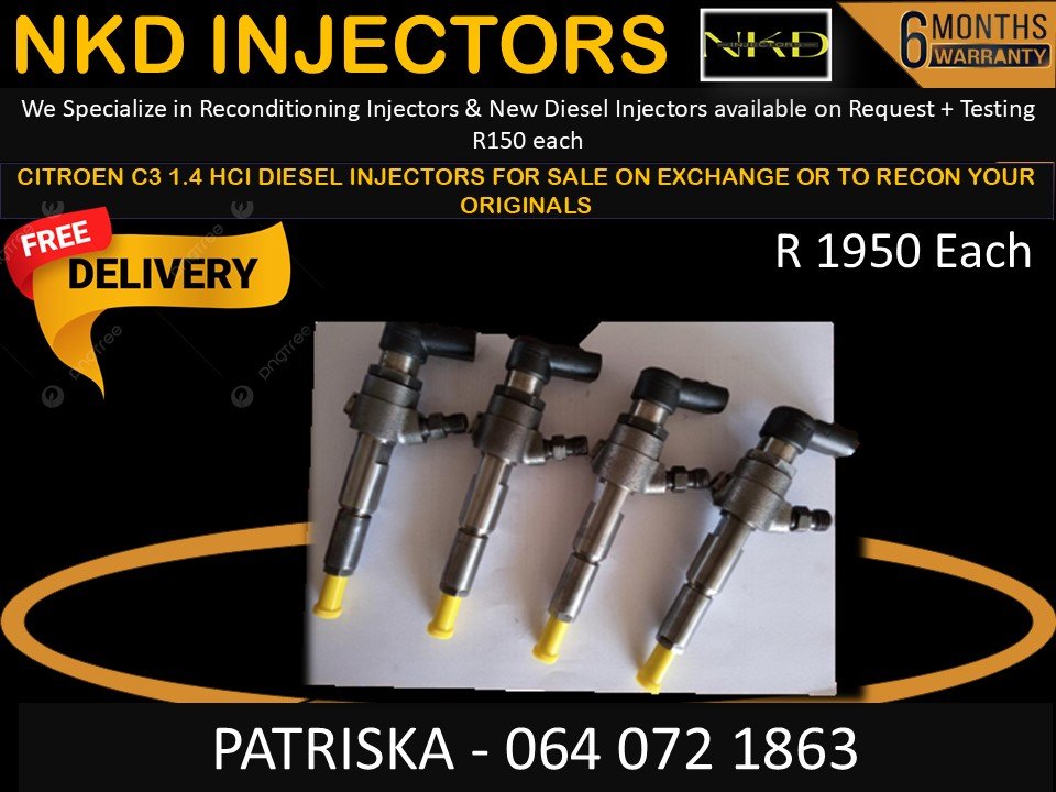 DIESEL INJECTORS FOR CITROEN C3 1.4 HDI FOR SALE - Private Seller DIESEL INJECTORS FOR CITROEN C3 1.4 HDI FOR SALE - Private Seller