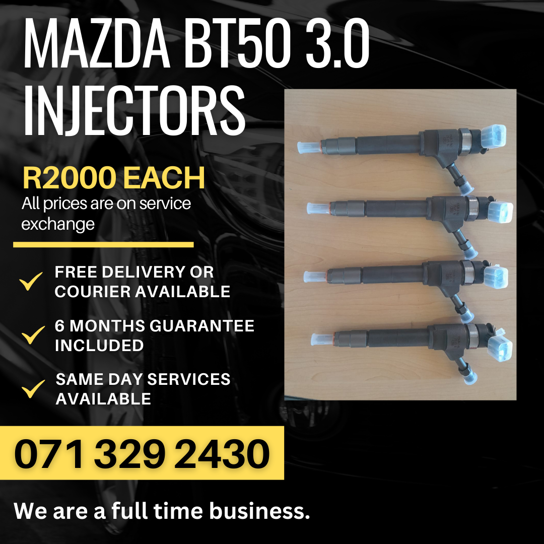 MAZDA BT50 3.0 DIESEL INJECTORS FOR SALE WITH WARRANTY - Private Seller MAZDA BT50 3.0 DIESEL INJECTORS FOR SALE WITH WARRANTY - Private Seller