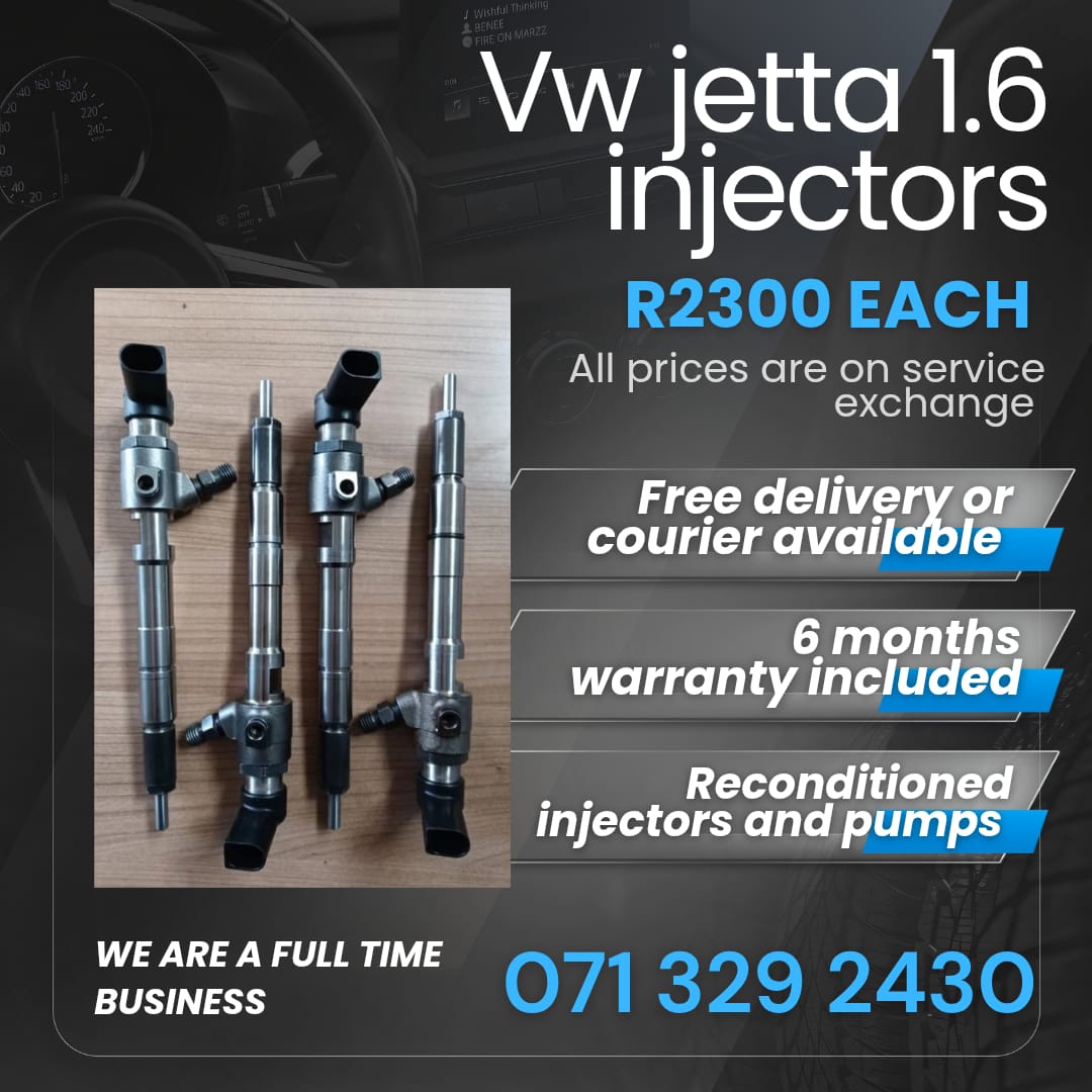 VW JETTA 1.6 INJECTORS FOR SALE WITH WARRANTY - Private Seller VW JETTA 1.6 INJECTORS FOR SALE WITH WARRANTY - Private Seller
