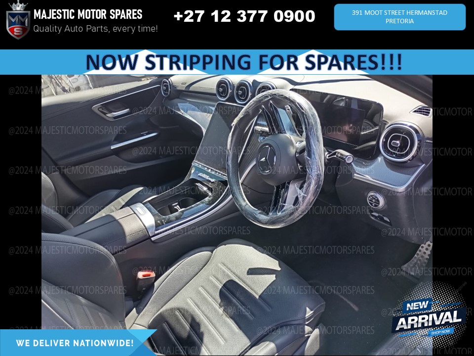2022 Mercedes-Benz C200 Edition 6 W206 Automatic Petrol - Stripping for Spares