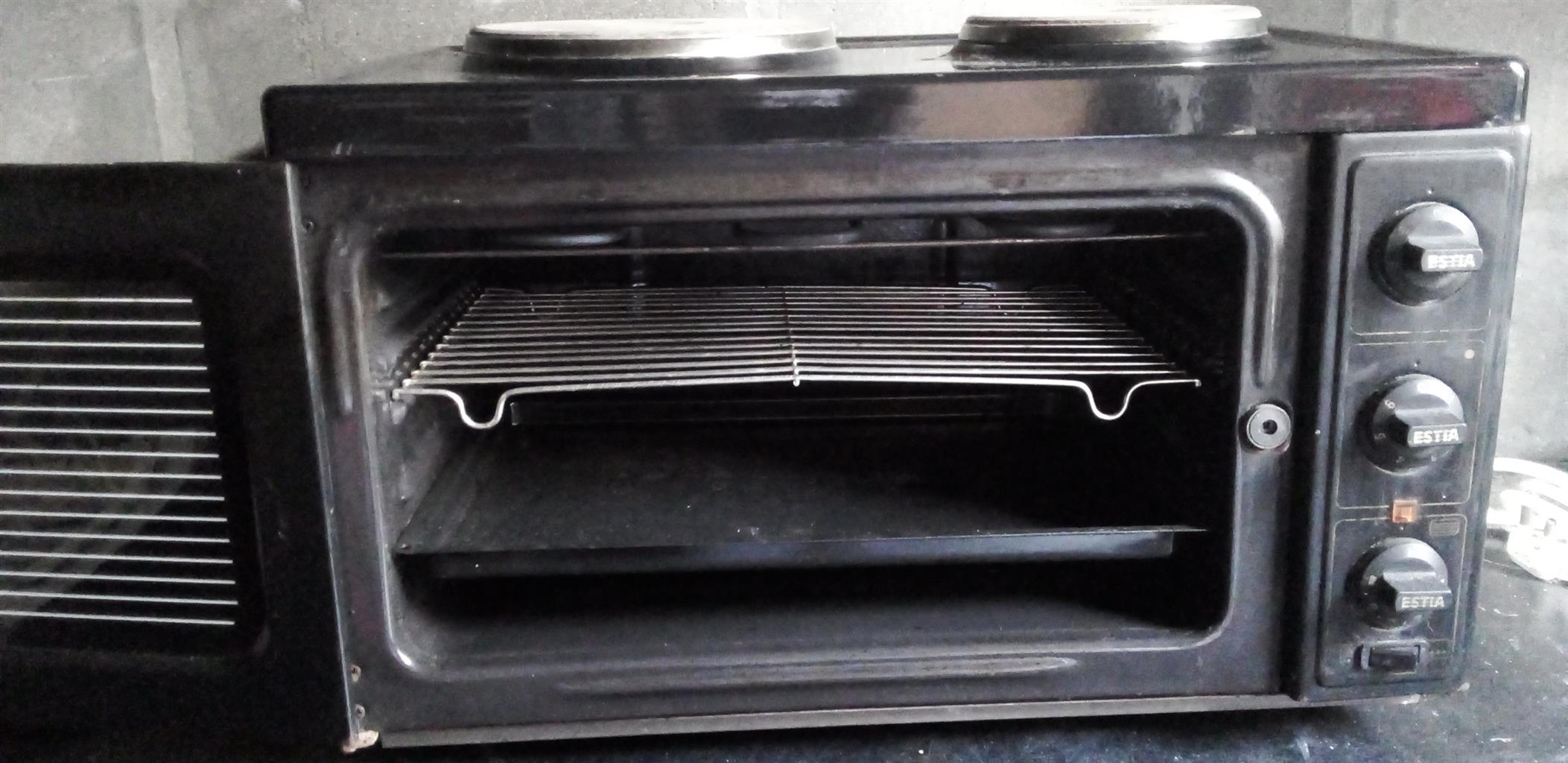 2 plate mini oven