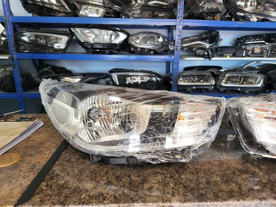 2018 ON Kia Rio left and right headlight for sale.