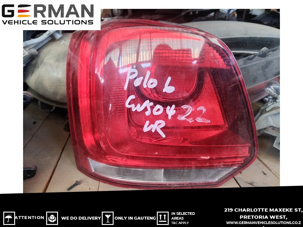 VW polo 6 tail light for sale left rear side – used original part - Private Seller VW polo 6 tail light for sale left rear side – used original part - Private Seller