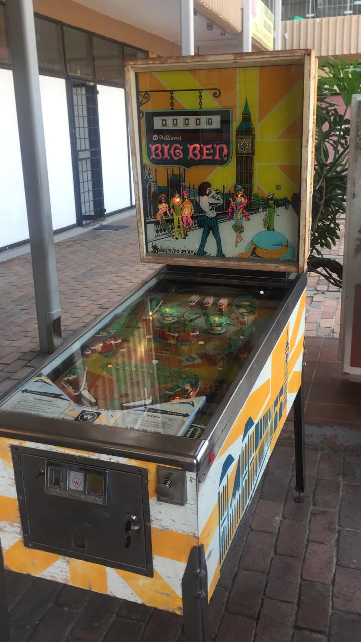 Selling old school pinball machines