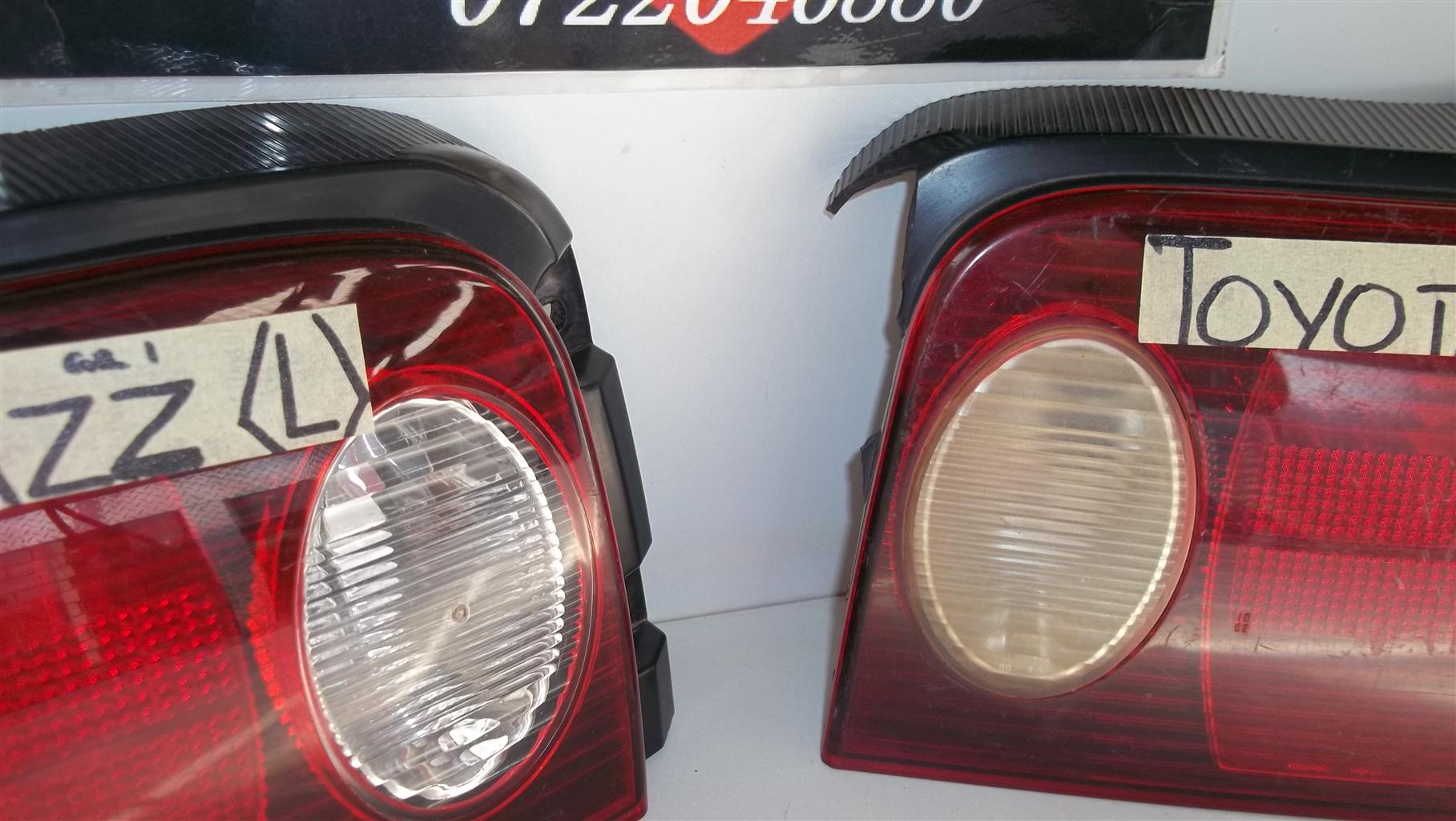 Toyota Tazz tail light SET (Left & Right) - Private Seller Toyota Tazz tail light SET (Left & Right) - Private Seller