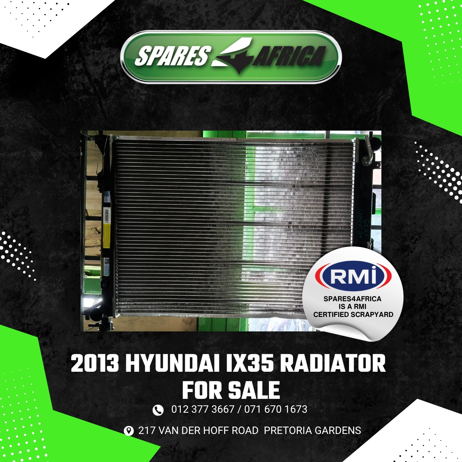 2013 HYUNDAI IX35 RADIATOR (NEW) – FOR SALE - Private Seller 2013 HYUNDAI IX35 RADIATOR (NEW) – FOR SALE - Private Seller