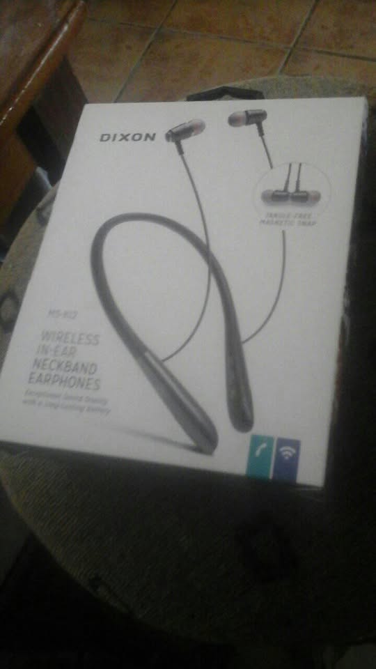 Dixon Wireless in  ear Neckband Earphone with memory card slot Dixon Wireless in  ear Neckband Earphone with memory card slot