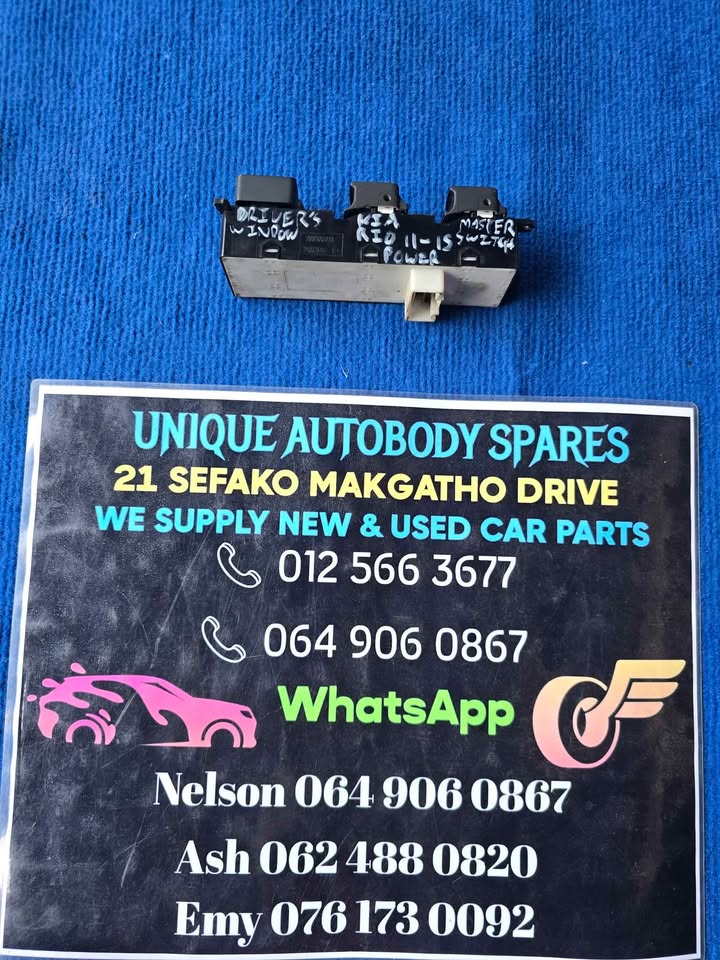 Kia Rio Driver Window Main Switch Control - Private Seller