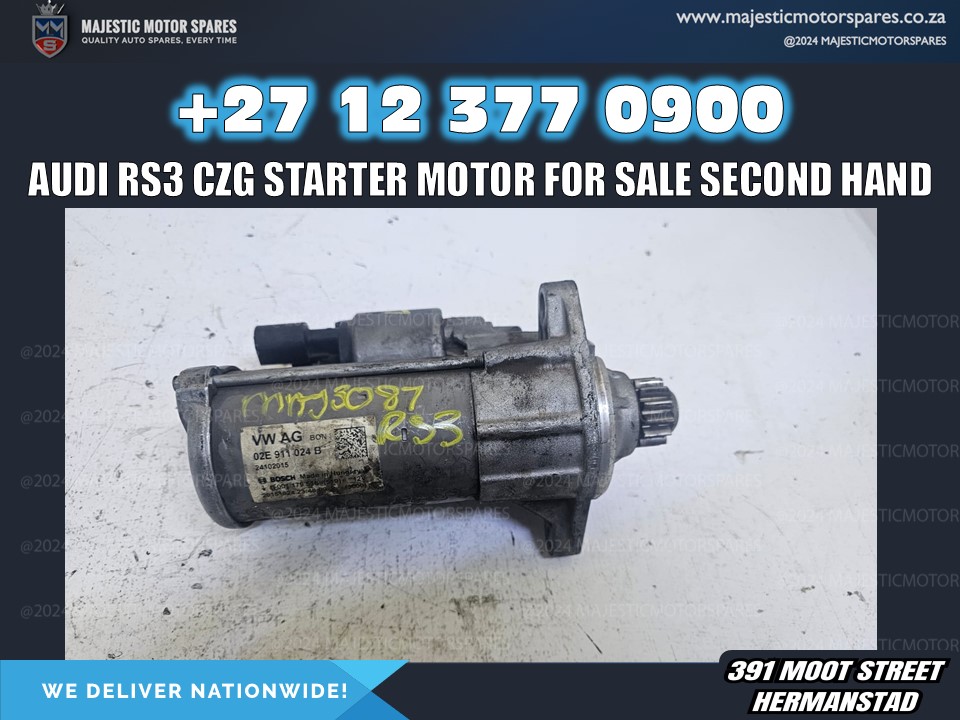 Audi RS3 CZG Starter Motor for Sale - Private Seller Audi RS3 CZG Starter Motor for Sale - Private Seller