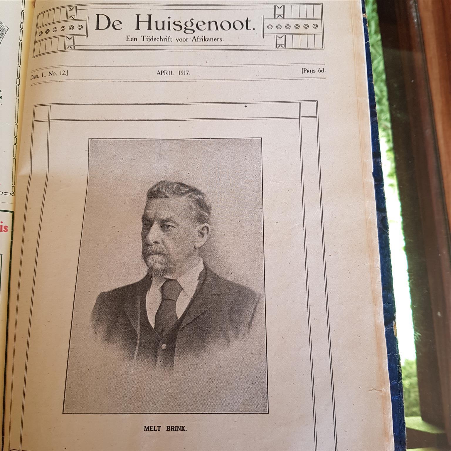 Huisgenoot - eersteTwaalf uitgawes in bundel vorm (oorspronklike)