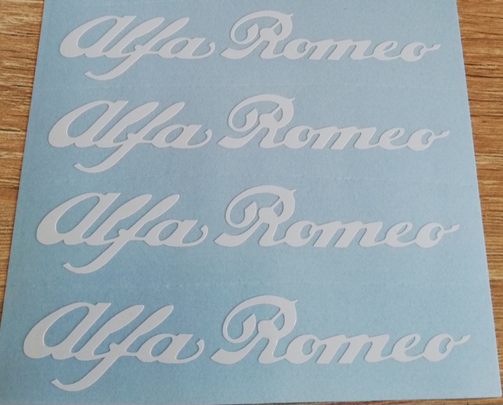 Alfa Romeo brake caliper stickers decals sets - Private Seller