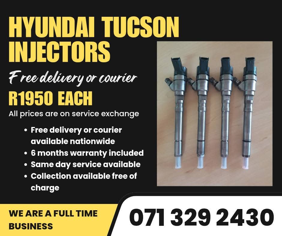 HYUNDAI TUCSON INJECTORS FOR SALE WITH WARRANTY INCLUDED - Private Seller HYUNDAI TUCSON INJECTORS FOR SALE WITH WARRANTY INCLUDED - Private Seller