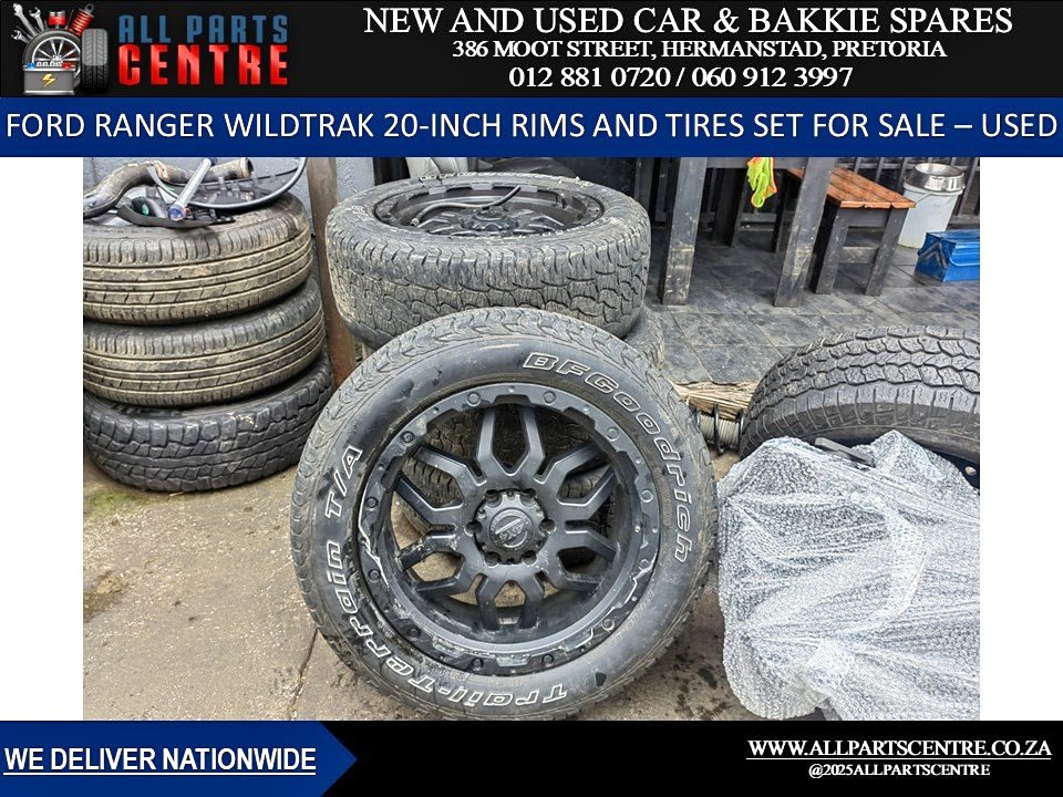 For sale: Ford Ranger Wildtrak 20-inch rim and tire set - Private Seller