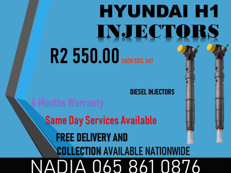 DIESEL INJECTORS FOR SALE OR TO RECON FOR HYUNDAI H1 - Private Seller DIESEL INJECTORS FOR SALE OR TO RECON FOR HYUNDAI H1 - Private Seller