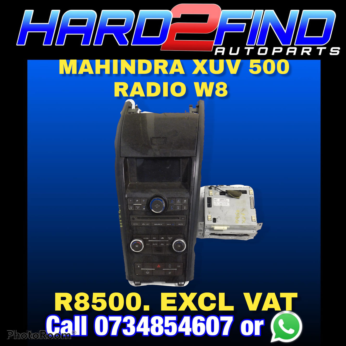 MAHINDRA XUV 500 RADIO W8 EXCL VAT. - Private Seller